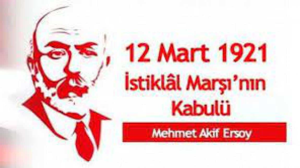 12 Mart İstiklâl Marşı’nın Kabulü ve Mehmet Akif Ersoy’u Anma Günü  ''İstiklal Marşının Yaşattığı Hisler”;Temalı Resim Yarışması 